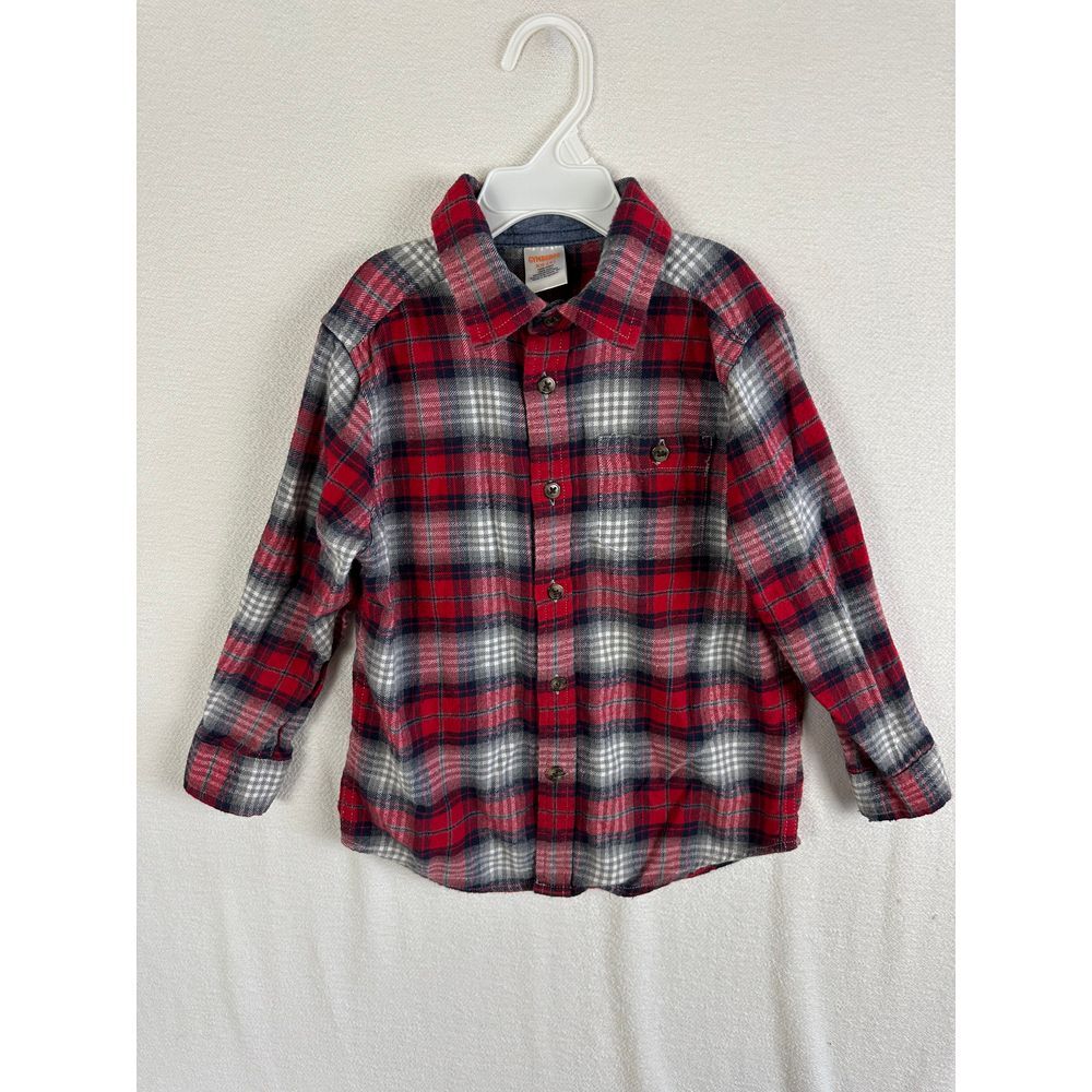 Gymboree Button Up Boys Extra Small Long‎ Sleeve